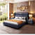 Newly Modern Design King Size Bed Without Storage - top_view