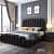 Luxury Royal Elegant King Size Bed - rear_view