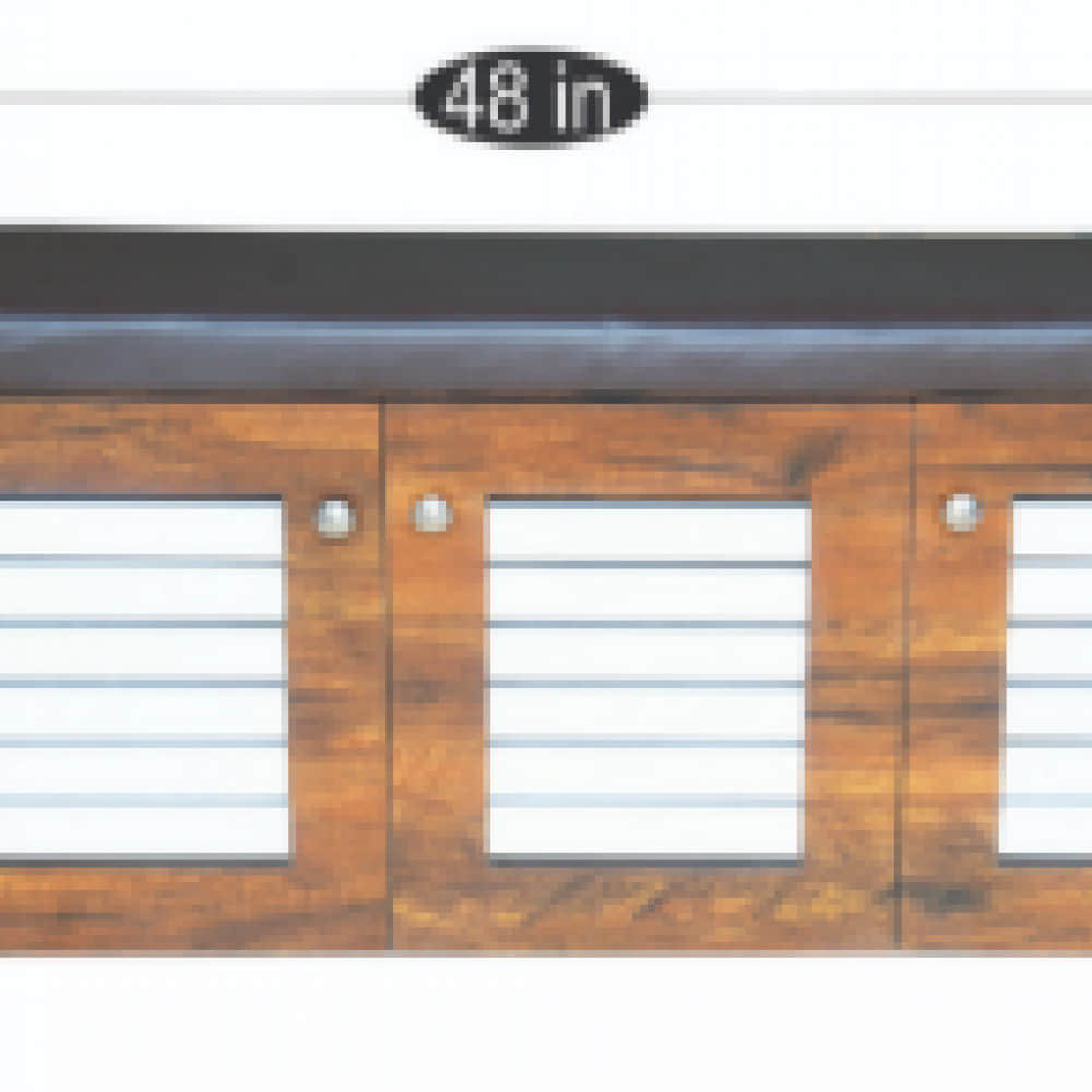 3 Door  Shoe Rack With Seat - photo