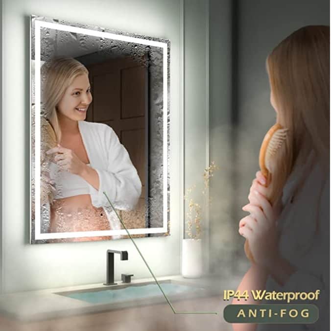Led Mirror With Touch Sensor - rear_view
