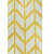 Arrow Design Long Window Single Curtain (Yellow) - rear_view