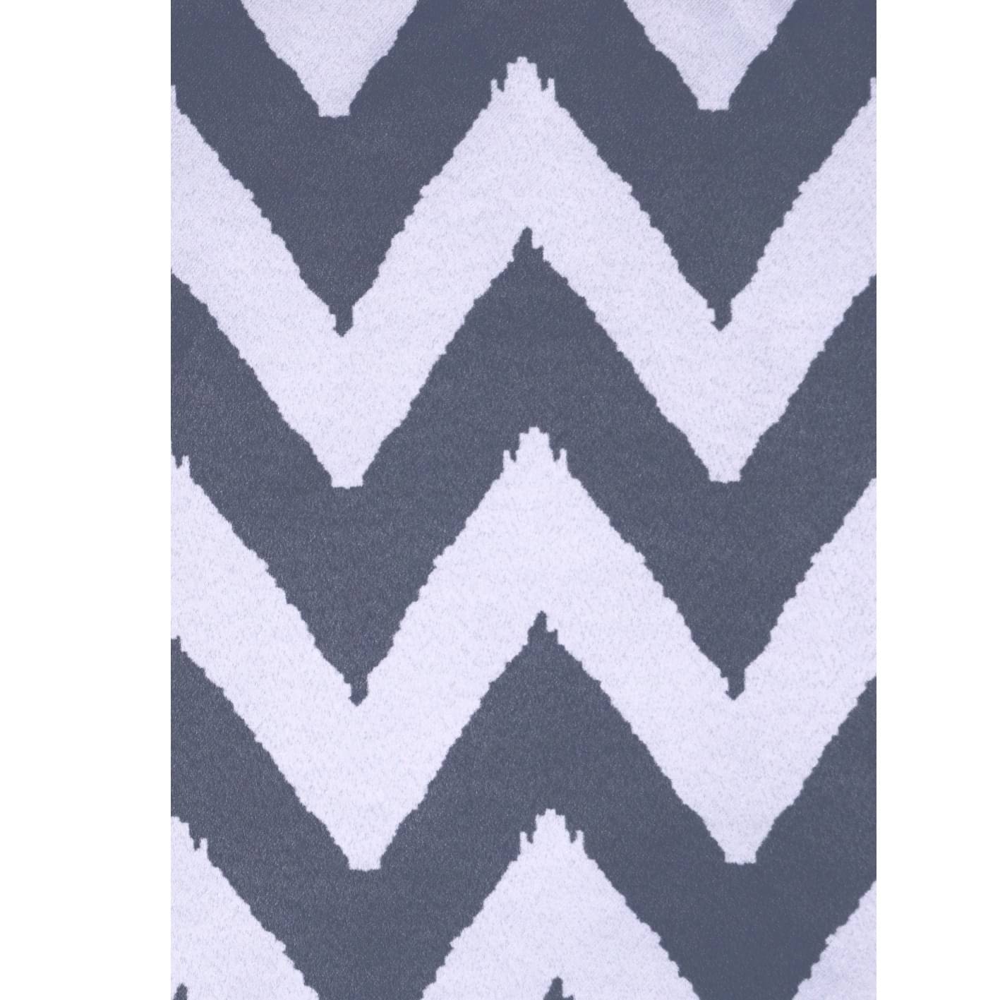 Zig Zag Long Window Single Curtain