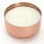 Rose Gold Stainless Steel Wax Candle Container (Rose Mist) - top_view