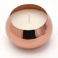 Rose Gold Stainless Steel Wax Candle Container (Rose Mist) - top_view