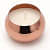 Rose Gold Stainless Steel Wax Candle Container (Rose Mist) - top_view