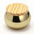 Gold Stainless Steel Wax Candle Container (Vanilla) - rear_view