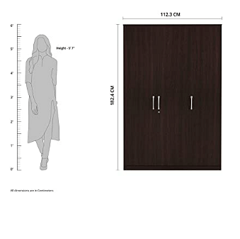 Engineered Rene Wood Wardrobe (3 Doors)