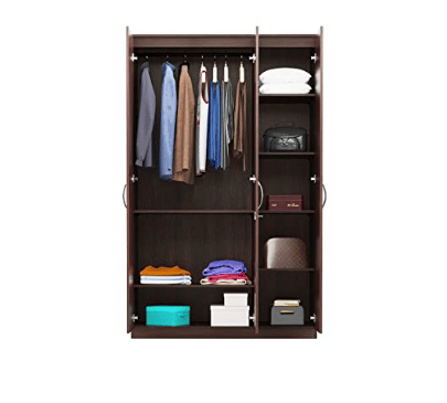 Engineered Rene Wood Wardrobe (3 Doors) - top_view
