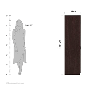 Engineered Rene Wood Wardrobe (3 Doors) - left_view