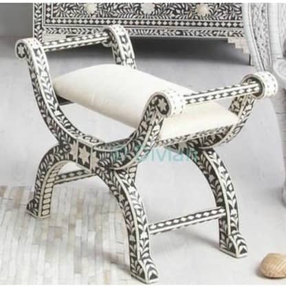 Bone Inlay Stool