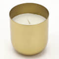Gold Stainless Steel Wax Candle Container (Vanilla) - rear_view