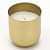 Gold Stainless Steel Wax Candle Container (Vanilla) - rear_view