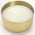 Gold Stainless Steel Wax Candle Container (Vanilla) - front_view