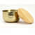 Gold Stainless Steel Wax Candle Container (Vanilla) - top_view