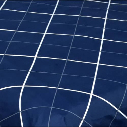 Geometric Double Bed sheet (Blue)