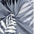 Leaf Designed Queen Size Bedsheet (Grey) - rear_view