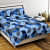 Jaipuri Printed Queen Size Double Bedsheet (Blue) - photo