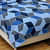 Jaipuri Printed Queen Size Double Bedsheet (Blue) - rear_view