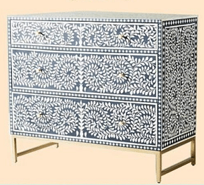 Scroll Vine Inlay Buffet - photo