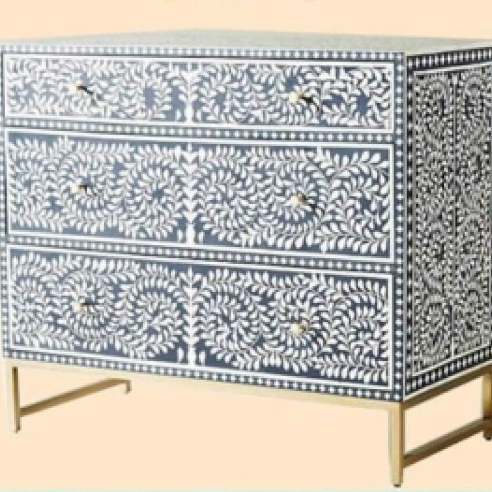 Scroll Vine Inlay Buffet - photo