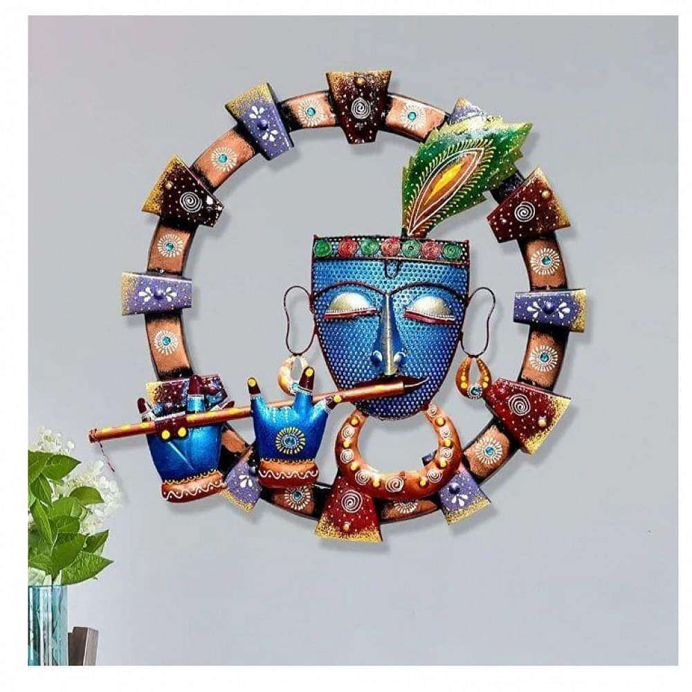 Krishna Bansuri Frame Wall Art - photo
