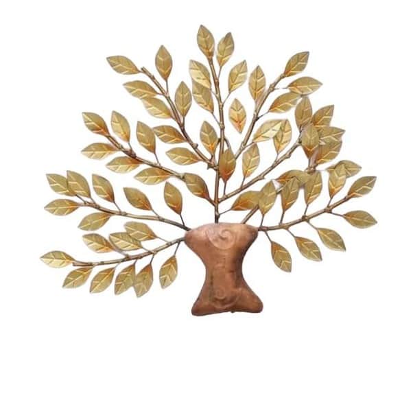 Small Leaf Tree Wall Art - top_view
