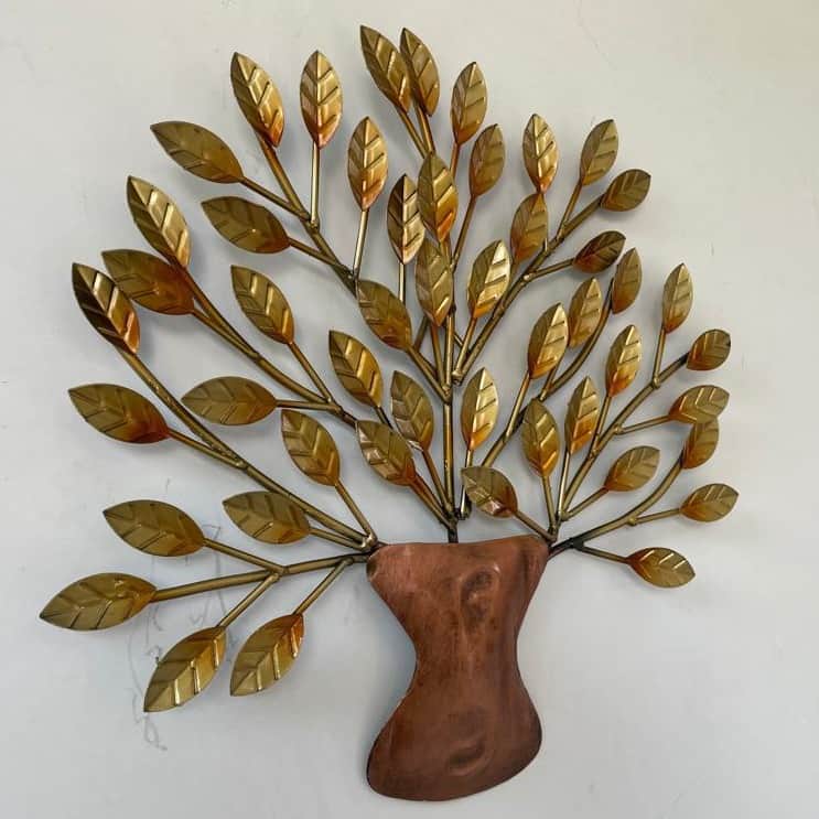 Small Leaf Tree Wall Art - left_view