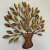 Small Leaf Tree Wall Art - left_view