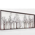 Tree Frame Metal Wall Art - top_view