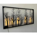 Tree Frame Metal Wall Art - left_view