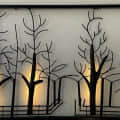 Tree Frame Metal Wall Art - bottom_view