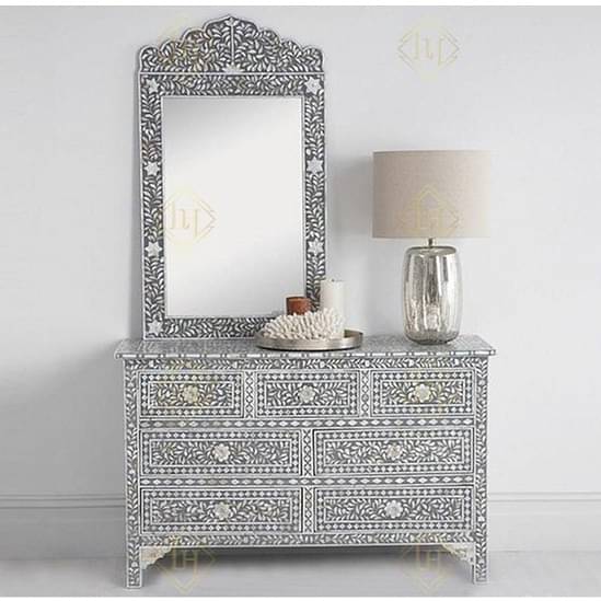 Bone Inlay Dressing Table