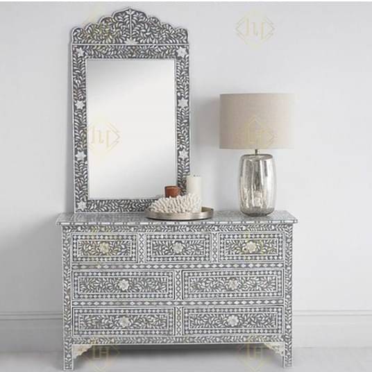 Bone Inlay Dressing Table