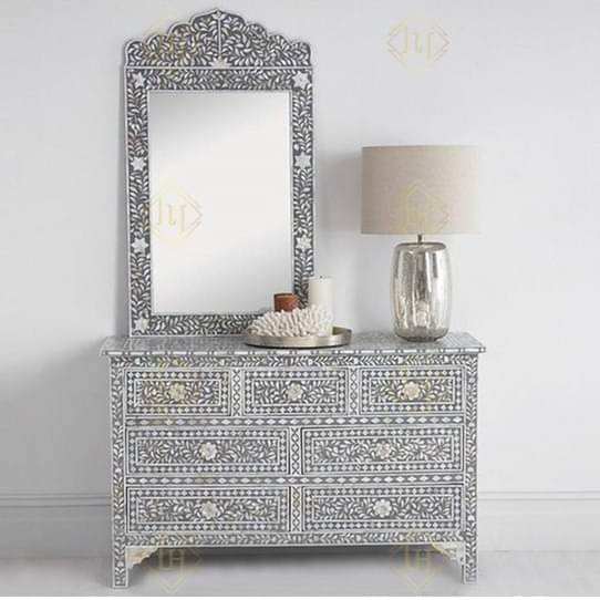 Bone Inlay Dressing Table