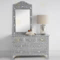 Bone Inlay Dressing Table - rear_view