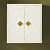 Optical Inlay Wall Bath Cabinet - top_view