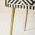 Black Bone Inlay Optical Table Console - rear_view