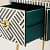Black Bone Inlay Optical Table Console - right_view
