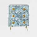 Bone Inlay Chest of 3 Drawers - photo