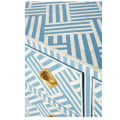 Bone Inlay Chest of 3 Drawers - top_view