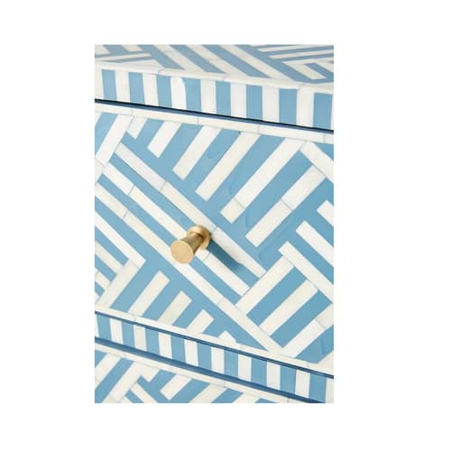 Bone Inlay Chest of 3 Drawers