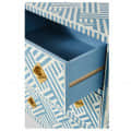 Bone Inlay Chest of 3 Drawers - right_view