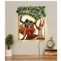Radha Krishna Square Wall Art - top_view