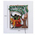 Radha Krishna Square Wall Art - right_view