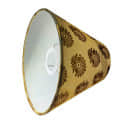 Golden Big Butti Printed Cone Shade - front_view