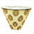 Golden Big Butti Printed Cone Shade - top_view