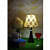 Golden Big Butti Printed Cone Shade - left_view