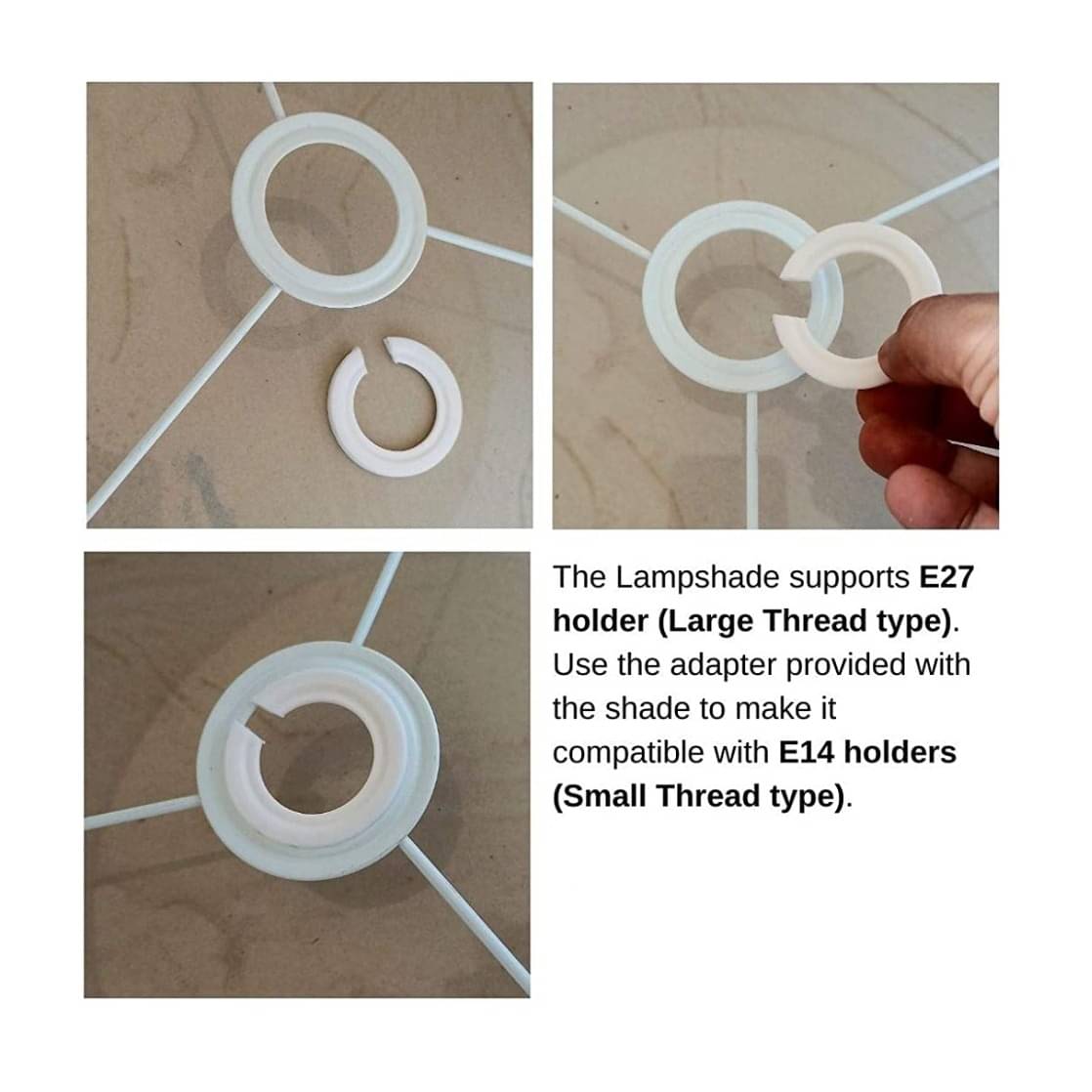 Golden Big Butti Printed Cone Shade