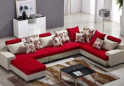 Ruwais Standard U-Shaped Sofa - rear_view