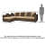 Yolo Standard Corner Sofa Set - top_view